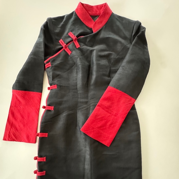 Custom Made Silk Cheong Sam - Picture 1 of 9